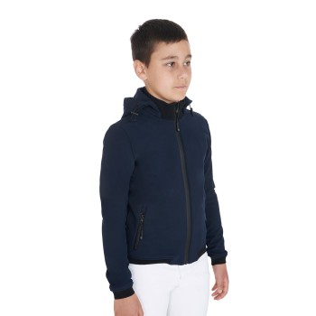 DREILAGEIGE KINDER-SOFTSHELLJACKE AUS TECHNISCHEM STOFF