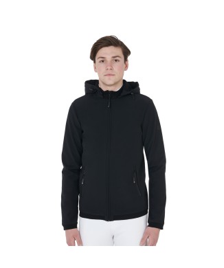 SLIM FIT HERREN-SOFTSHELLJACKE MIT FLEECE-INTERIEUR