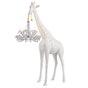 VERLIEBTE GIRAFFE INNEN (H 4m) 19002WH QEEBOO