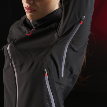 Equestro Ridertechnology wasserdichte Softshell-Shell für Damen mit Reißverschluss