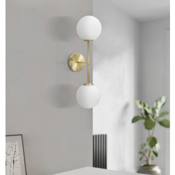 DOPPELTE GLAMY-WANDLAMPE