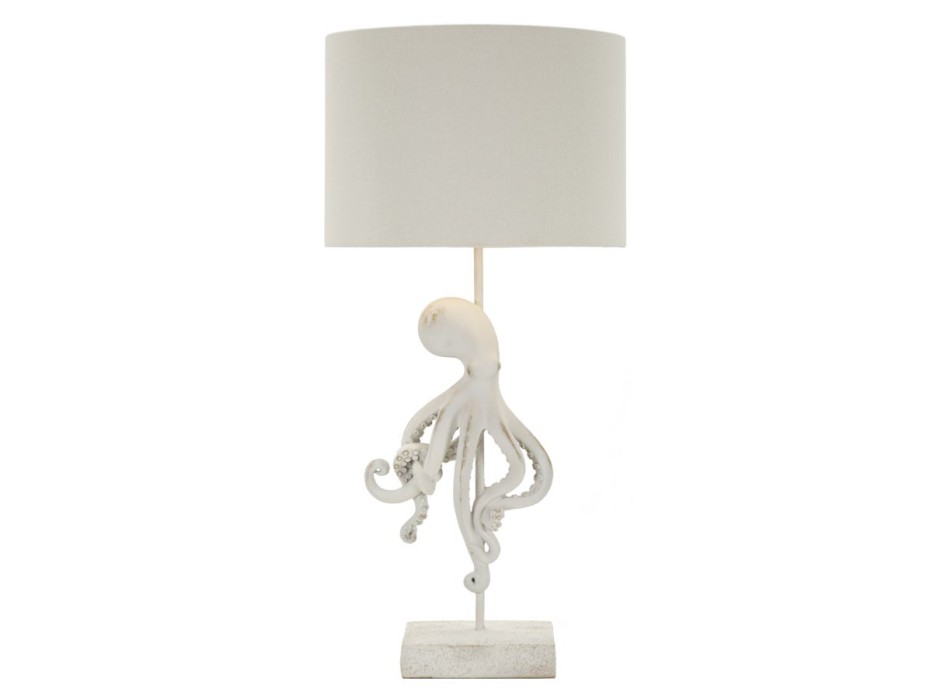 WEISSE OCTOPUS-TISCHLAMPE