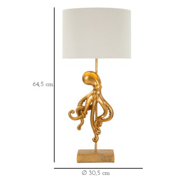 OCTOPUS GOLD TISCHLAMPE