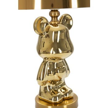 GOLDENE TEDDYBÄR-TISCHLAMPE