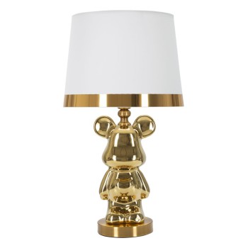 GOLDENE TEDDYBÄR-TISCHLAMPE