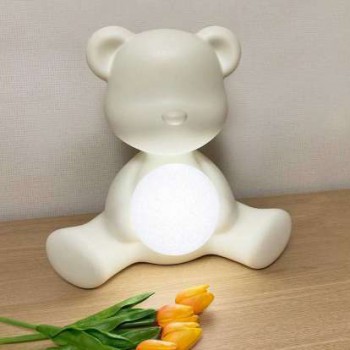 TEDDY-MÄDCHEN-LAMPE MIT WIEDERAUFLADBARE LED 25001 QEEBOO