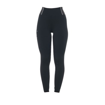 SLIM-FIT-DAMEN-LEGGINGS MIT STRASSSTEINEN