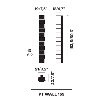 VERTIKALE BIBLIOTHEK PTOLOMEO WALL 155 OPINION CIATTI