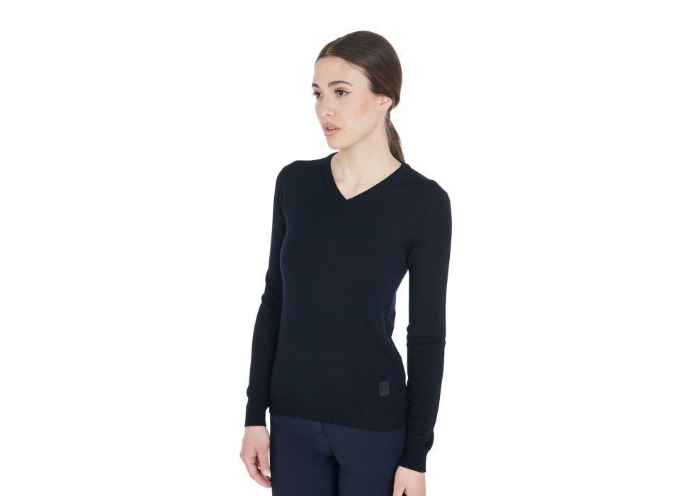 DAMEN-PULLOVER MIT V-AUSSCHNITT