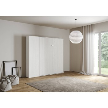 Mod.Kentaro 1/2 - Bett 120 Kentaro White Ash mit Links-Rechts-Säule