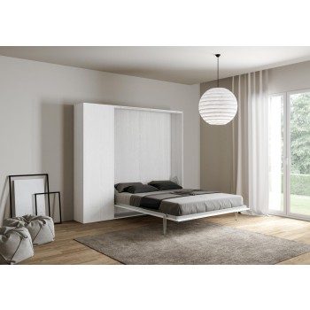 Mod.Kentaro 1/2 - Bett 120 Kentaro White Ash mit Links-Rechts-Säule