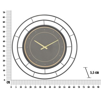 MODISCHE DUNKLE WANDUHR