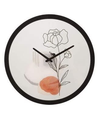 BLUMEN-WANDUHR -A-