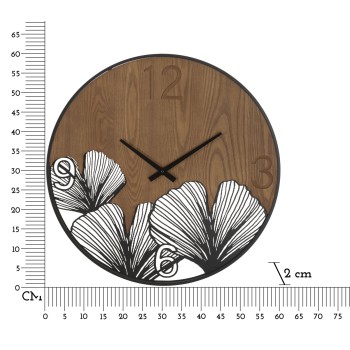 SUPER WANDUHR AUS HOLZ/BLATT