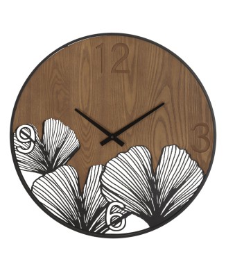 SUPER WANDUHR AUS HOLZ/BLATT