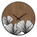 SUPER WANDUHR AUS HOLZ/BLATT