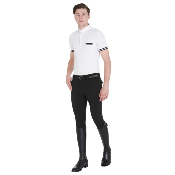 HERREN-SLIM-FIT-GRIP-HOSE MIT EQUESTRIAN-LOGO