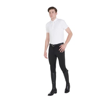 HERRENHOSE AUS TECHNISCHEM STOFF MIT KNIEGRIFF