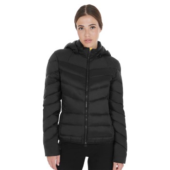 SLIM FIT DAUNENJACKE FÜR DAMEN MIT ABNEHMBARER KAPUZE