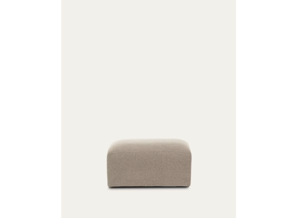 Blok Fußhocker beige