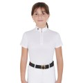 SLIM FIT WETTKAMPF-POLOSHIRT FÜR MÄDCHEN MIT REISSVERSCHLUSS