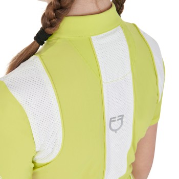 SCHLANK PASSENDES TRAININGSPOLOSHIRT MIT ZIP-UP für MÄDCHEN