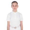 SLIM FIT WETTKAMPF-POLOSHIRT FÜR MÄDCHEN MIT KNÖPFEN