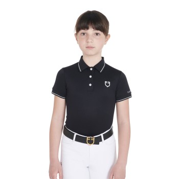 SLIM-FIT-POLOSHIRT FÜR KINDER AUS ANTIBAKTERIELLEM TECHNISCHEN STOFF