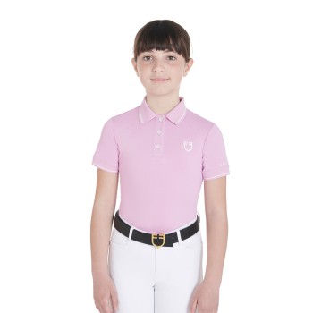 SLIM-FIT-POLOSHIRT FÜR KINDER AUS ANTIBAKTERIELLEM TECHNISCHEN STOFF