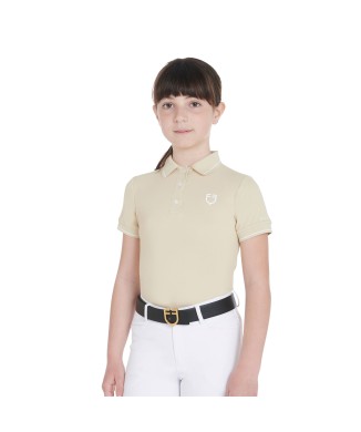 SLIM-FIT-POLOSHIRT FÜR KINDER AUS ANTIBAKTERIELLEM TECHNISCHEN STOFF