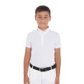 SLIM FIT WETTKAMPF-POLOSHIRT FÜR KINDER MIT VIER KNÖPFEN