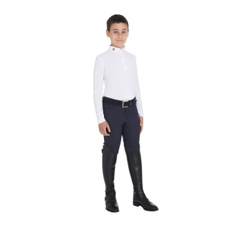 WETTKAMPF-POLO FÜR KINDER, SLIM FIT, DREI KNÖPFE