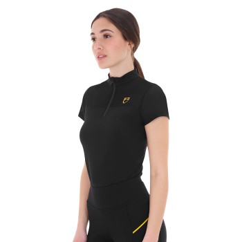 TRAININGSPOLOSHIRT AUS MESH FÜR DAMEN