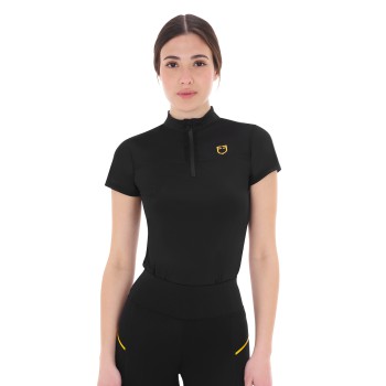 TRAININGSPOLOSHIRT AUS MESH FÜR DAMEN