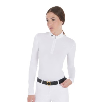 DAMEN WETTKAMPF-POLO SLIM FIT LANGARM