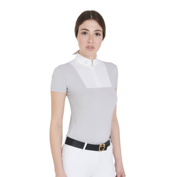 WETTKAMPF-POLO FÜR DAMEN, SLIM FIT, HALBARM