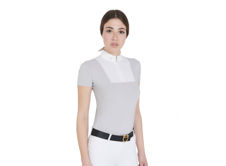 WETTKAMPF-POLO FÜR DAMEN, SLIM FIT, HALBARM