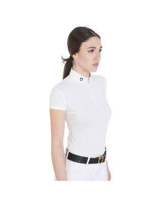 WETTKAMPF-POLO FÜR DAMEN, SLIM FIT, MIKROPERFORIERT