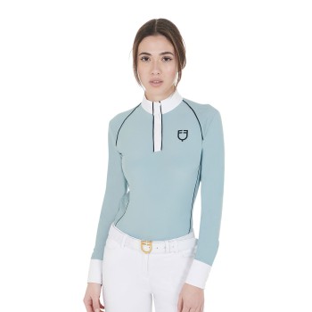 SLIM FIT WETTKAMPF-POLOSHIRT FÜR DAMEN MIT MESH-EINSÄTZEN