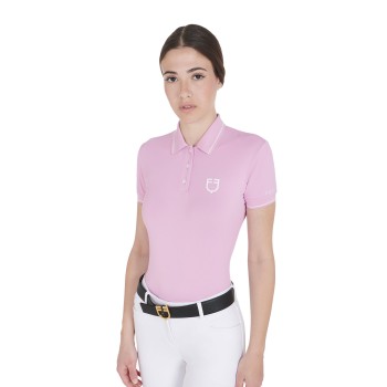 SLIM FIT DAMEN-POLOSHIRT AUS ATMUNGSAKTIVEM STOFF