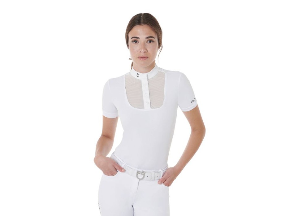 SLIM FIT DAMEN-POLOSHIRT MIT KNÖPFEN