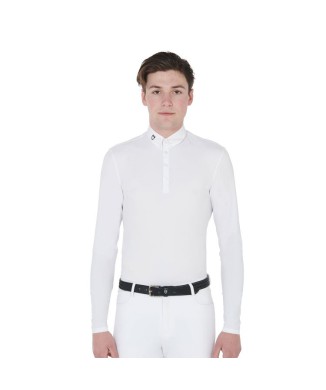 WETTKAMPF-POLOSHIRT FÜR HERREN, LANGARM