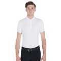 SLIM FIT WETTKAMPF-POLOSHIRT FÜR HERREN MIT VIER KNÖPFEN