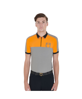 SLIM FIT TRAININGSPOLOSHIRT FÜR HERREN MIT FRONTLOGO promo