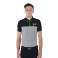 SLIM FIT TRAININGSPOLOSHIRT FÜR HERREN MIT FRONTLOGO