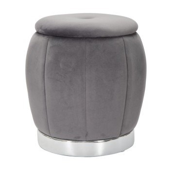 Puff/Container Paris Grau/Silber