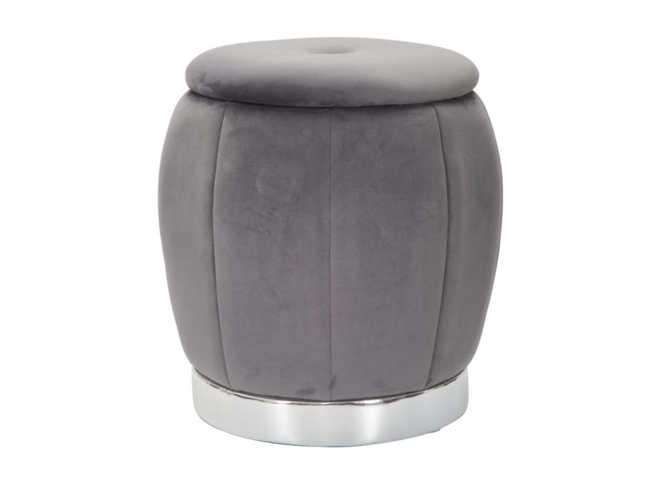 Puff/Container Paris Grau/Silber