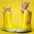 Rahmen KITTENS BOOTS G1580 PINTDECOR