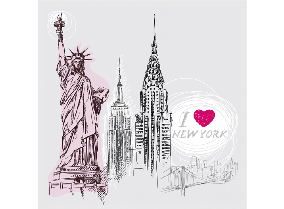 Rahmen I LOVE NEW YORK G1242 PINTDECOR