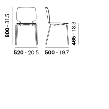 BABILA STUHL 2730 PEDRALI